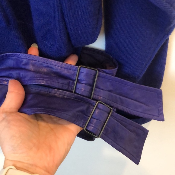 Vintage blue/purple wool sweater - Picture 5 of 7